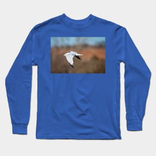 Ring-billed Gull Gliding Quietly by Debra Martz Long Sleeve T-Shirt